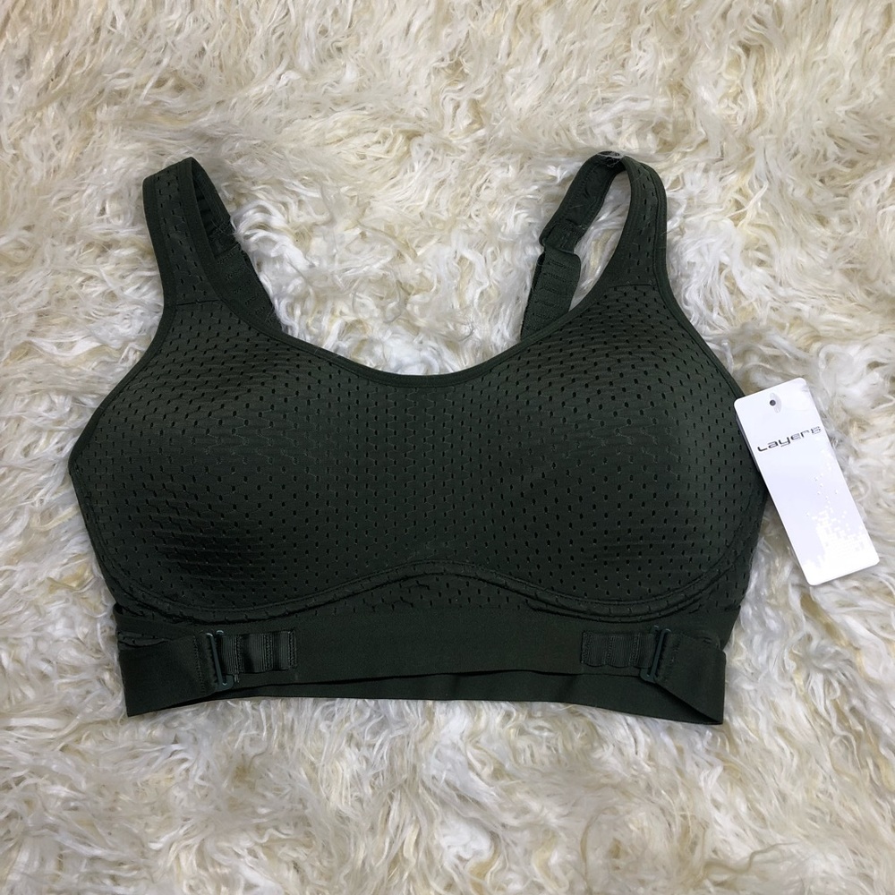 Green Sports Bra